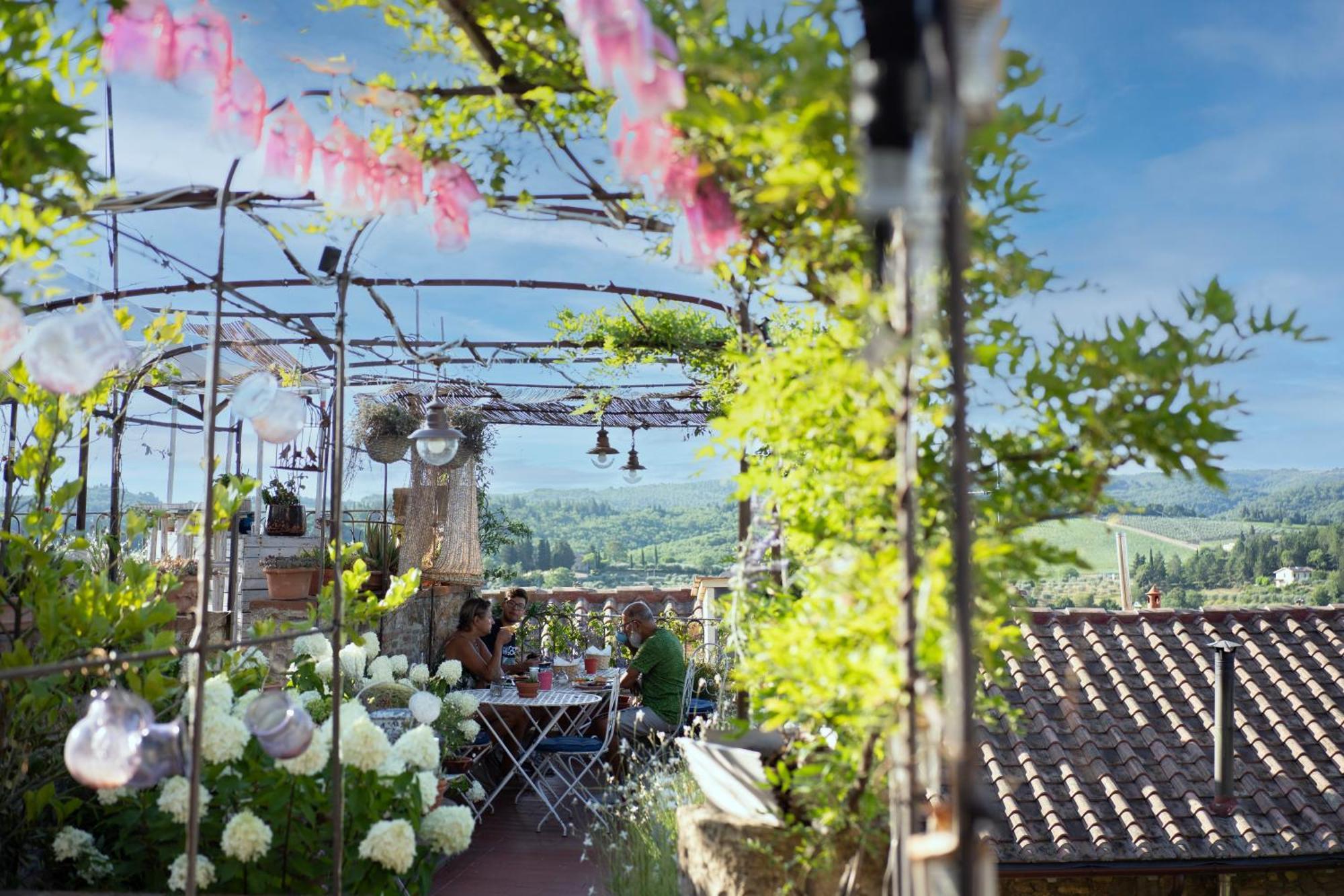 Le Terrazze Del Chianti B&B Residenza D'Epoca E Di Charme San Donato in Poggio Exterior photo